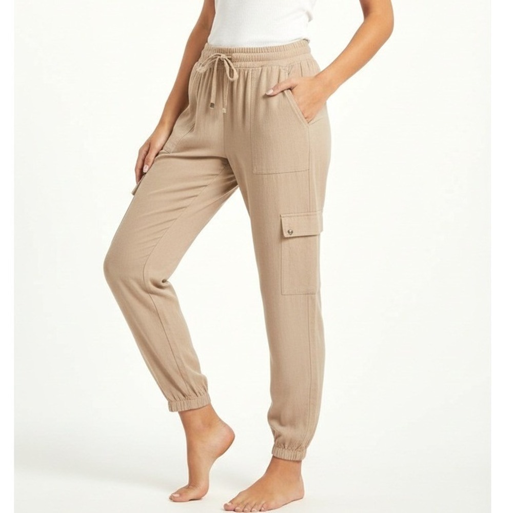 Juicy Couture Women's Pink‎ Cargo Jogger Pants Elastic Waist Drawstring XS